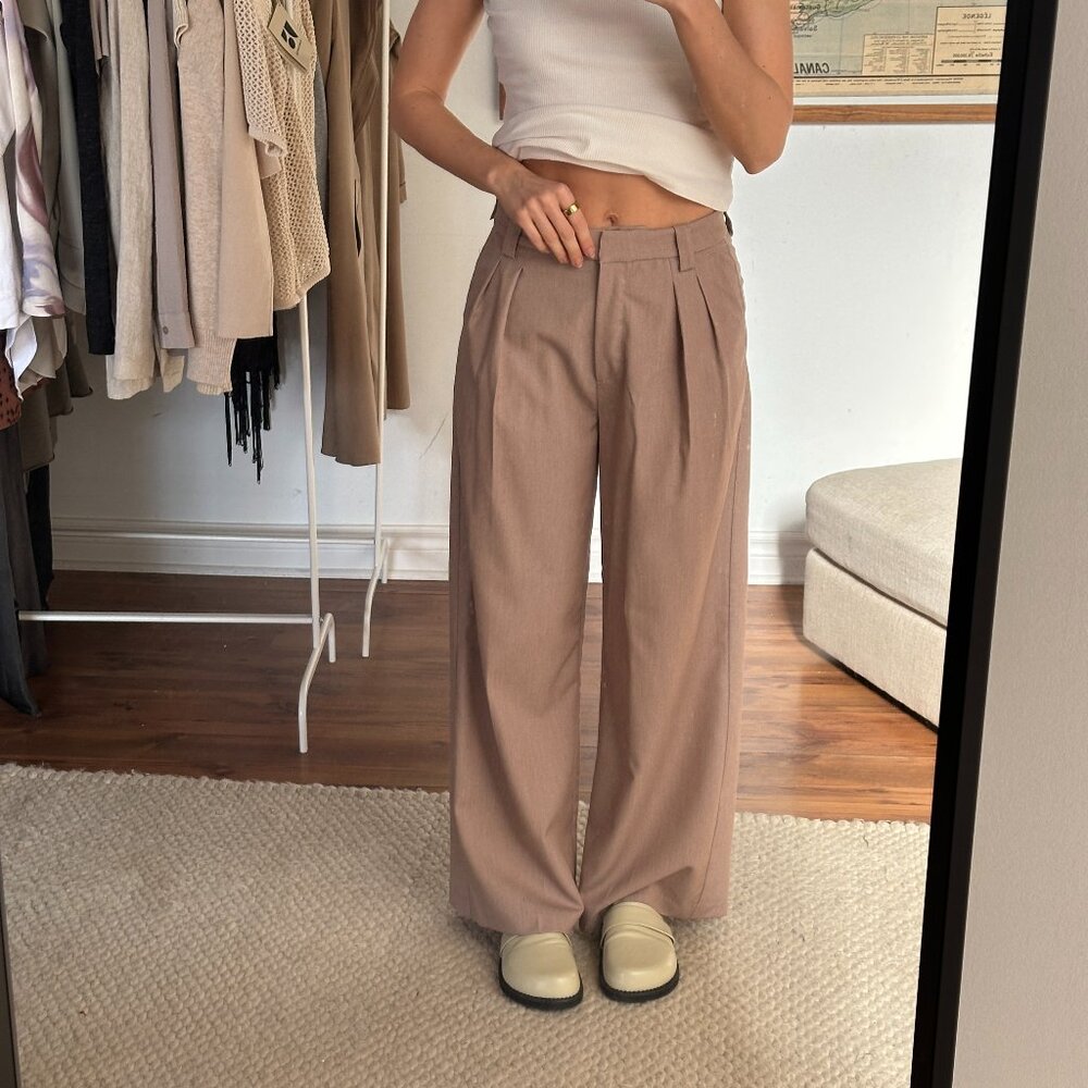 Tan Trousers